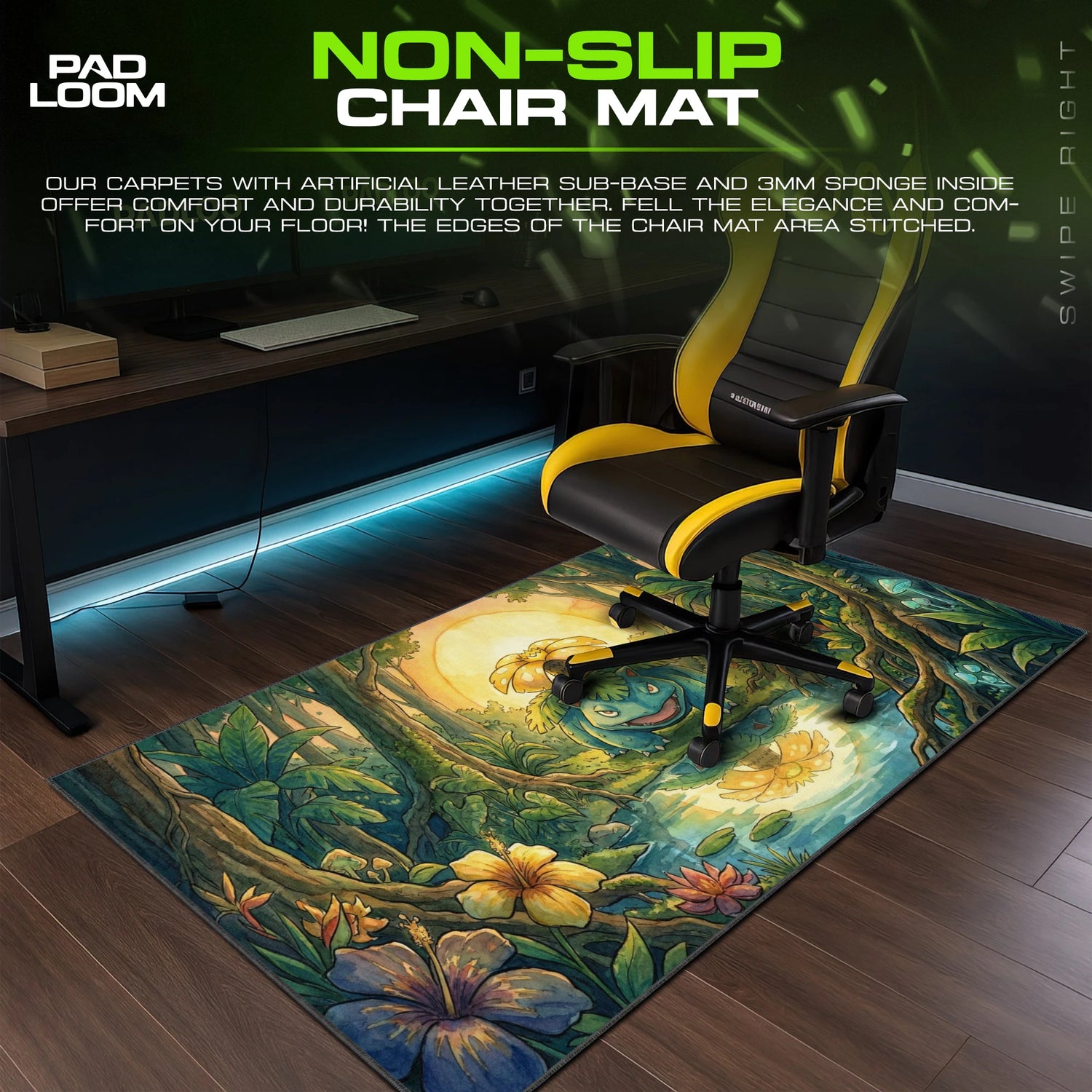 Venusaur Golden Pond Mouse Pad - Pokemon Desk Mat