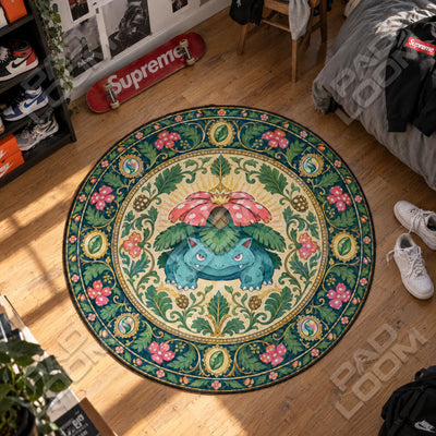 Venusaur Medallion Round Rug - Pokemon Chair Mat
