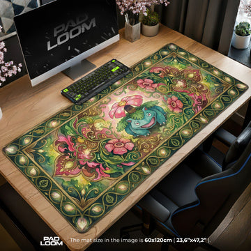 Venusaur Tapestry Bloom Mouse Pad - Pokemon Desk Mat