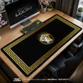 Versace Black Medusa Gold Trim mouse pad — main product view