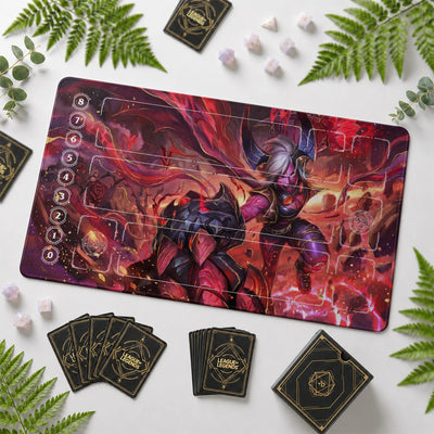 Vi Demon Playmat - LoL Riftbound TCG Mat
