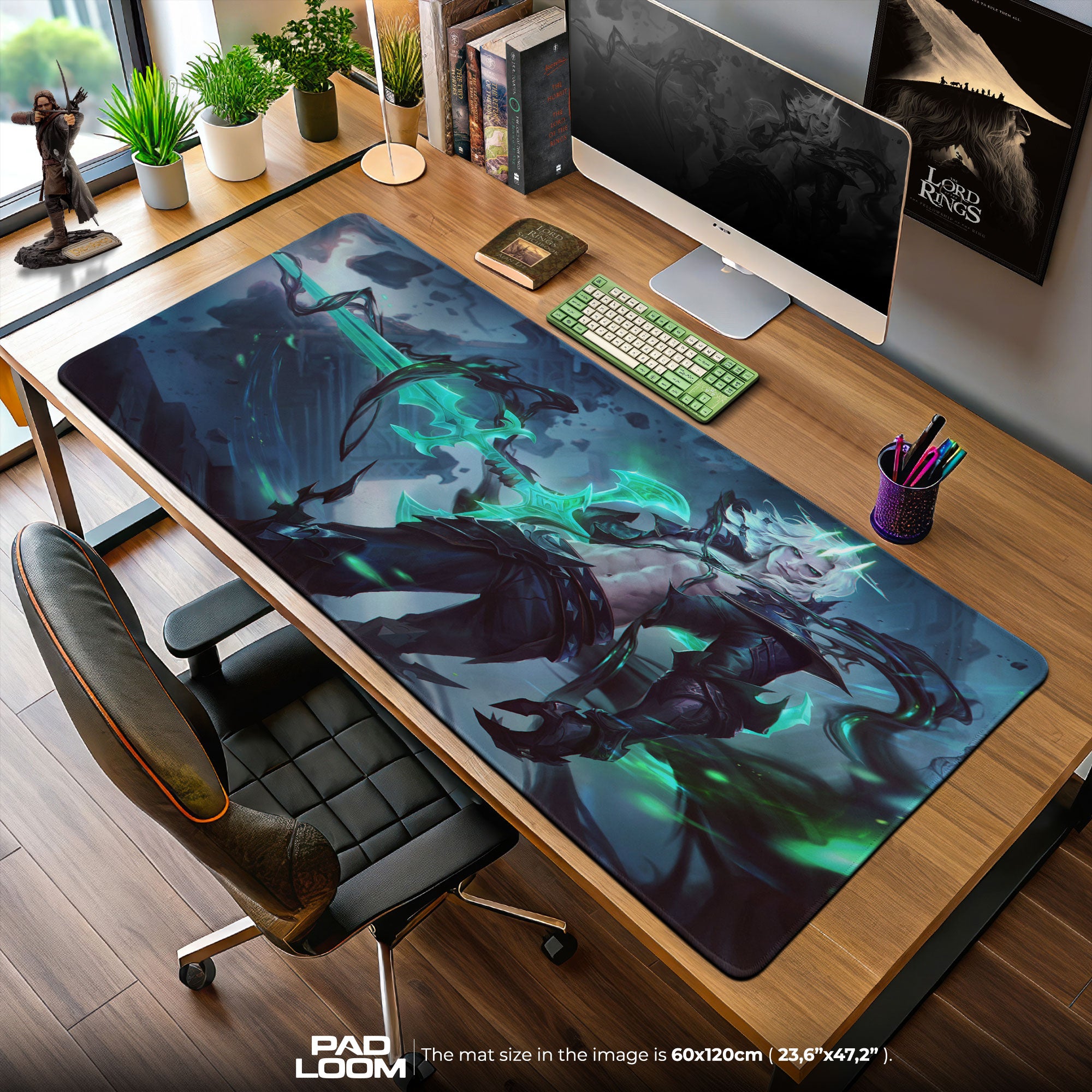 Viego Ruination Mouse Pad, League Shadow Isles Gaming Desk Mat