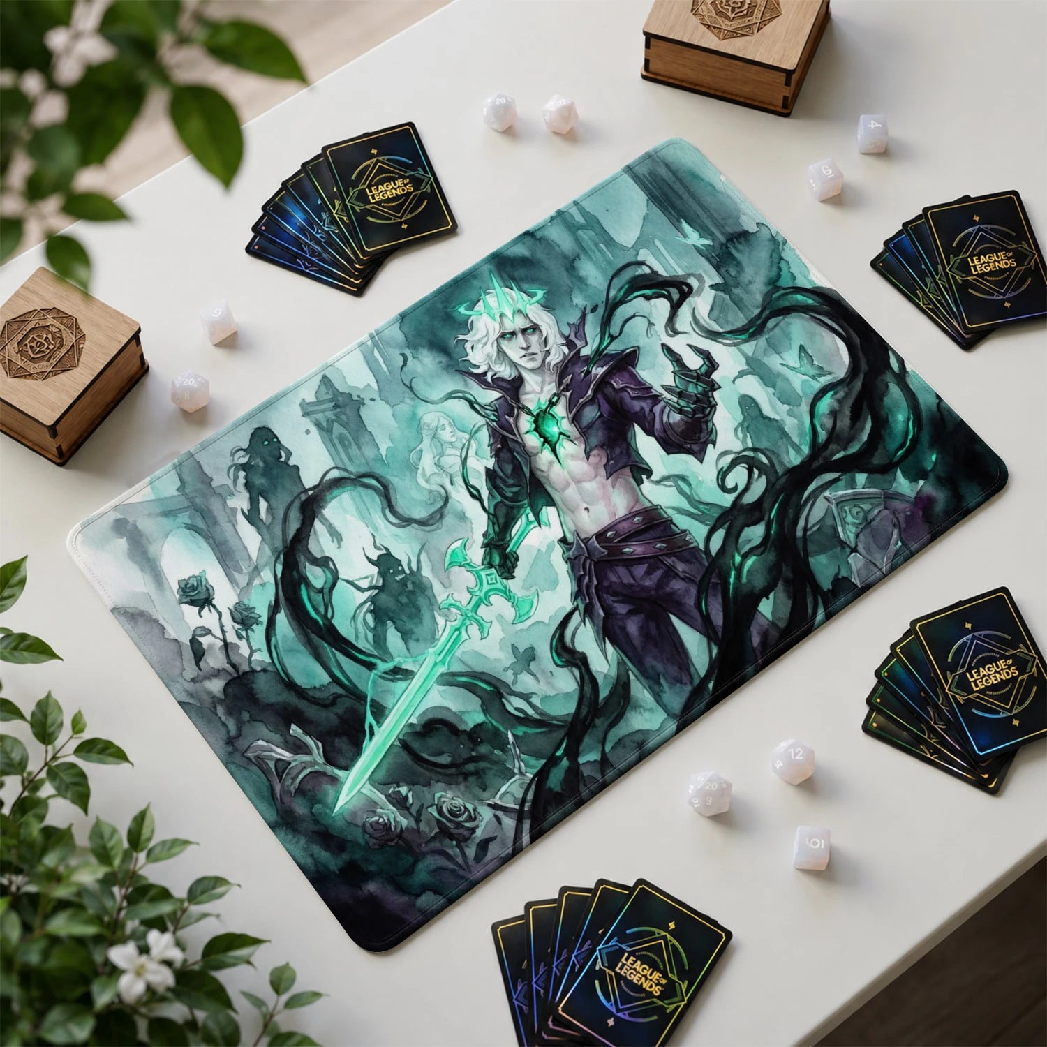 Viego Ruined Playmat - LoL Riftbound TCG Mat – Padloom