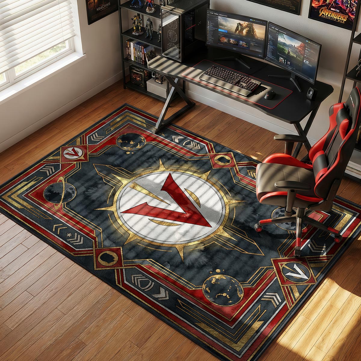 Viltrumite Empire Insignia Invincible Room rug — main product view