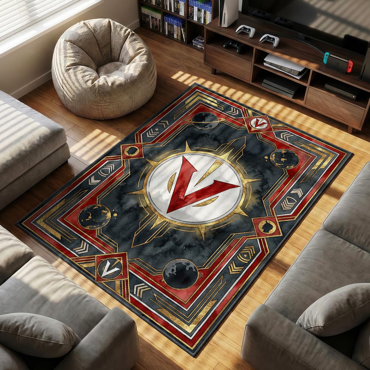 Viltrumite Empire themed area rug for home decor fans