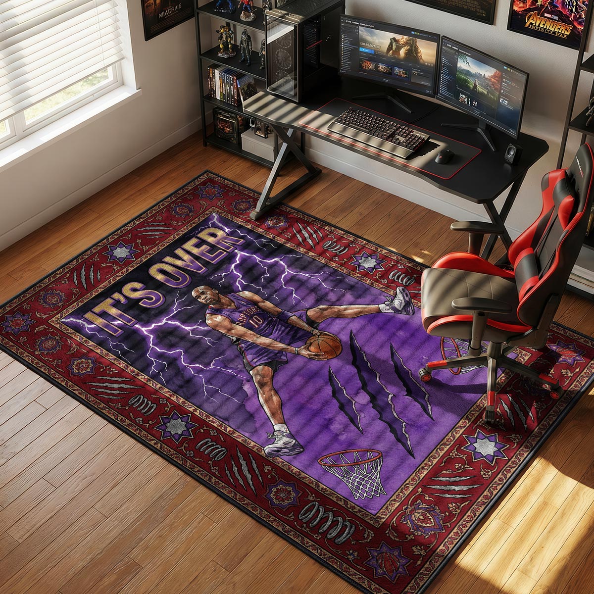 Vince Carter It's Over Hypebeast Floor rug — main product view