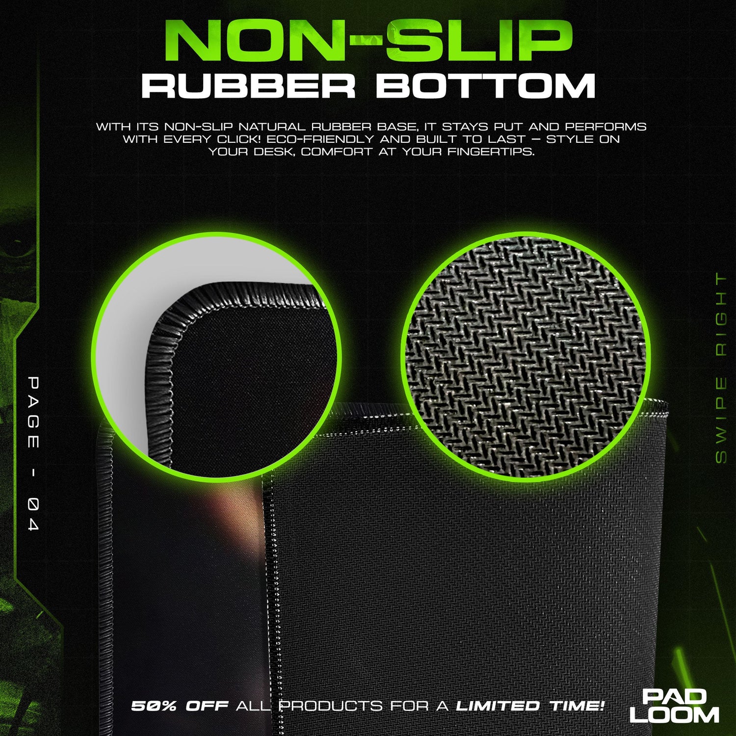 Vinland Saga – Thorfinn Strike Mouse Pad, Anime Gamer Desk Mat Padloom