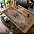 Vintage Oriental Medallion Mouse Pad, Artistic Gamer Desk Mat Padloom