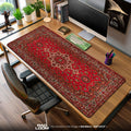 Vintage Persian Red Mouse Pad, Artistic Gamer Desk Mat Padloom