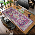 Vintage Pink Diamond Mouse Pad, Artistic Gamer Desk Mat Padloom