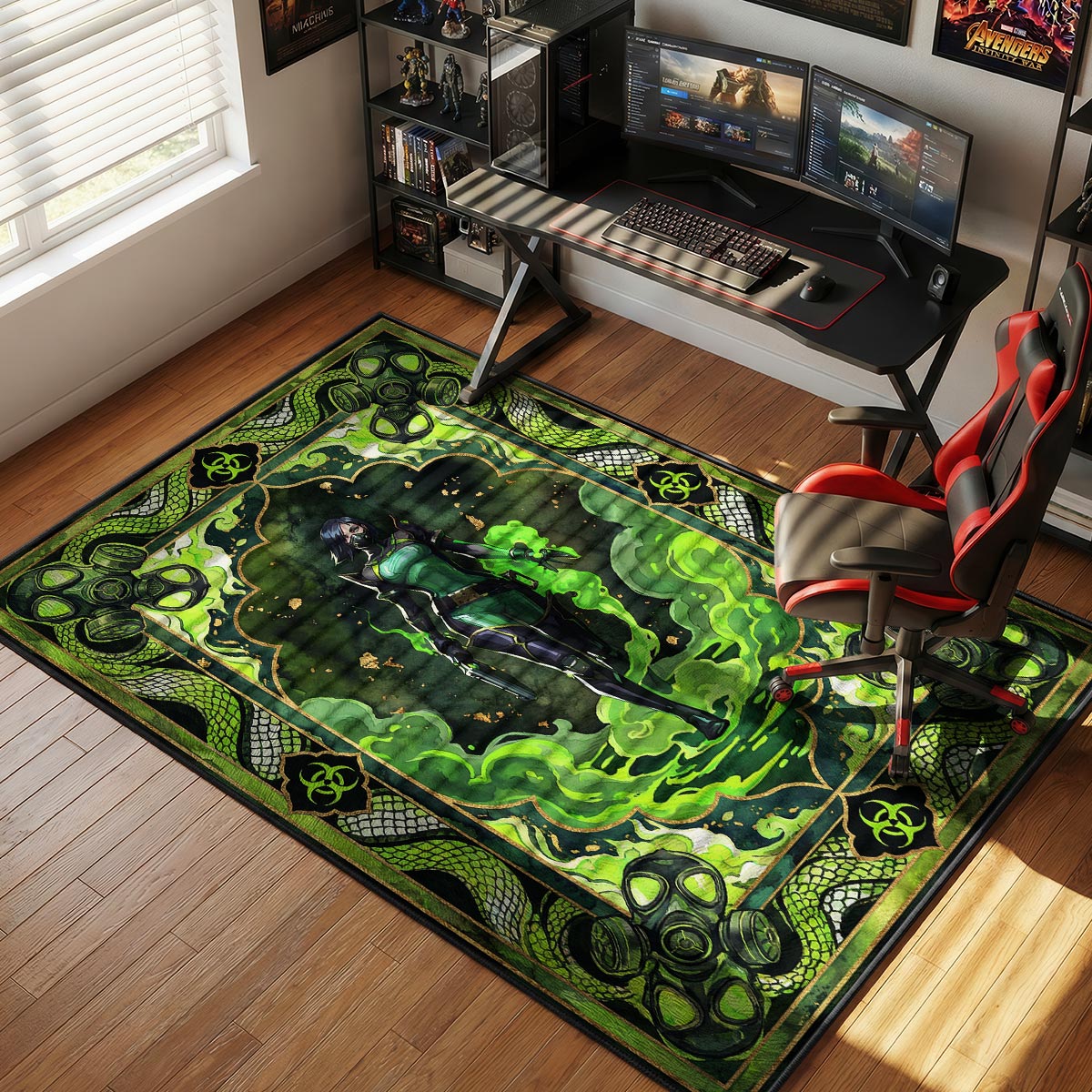Viper Poison Pit Rug - Valorant Chair Mat