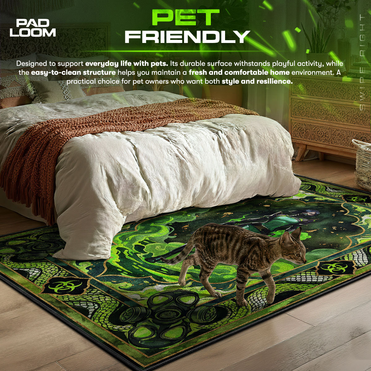 Viper Poison Pit Rug - Valorant Chair Mat