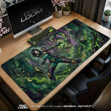 Viper Toxic Screen Mouse Pad - Valorant Desk Mat