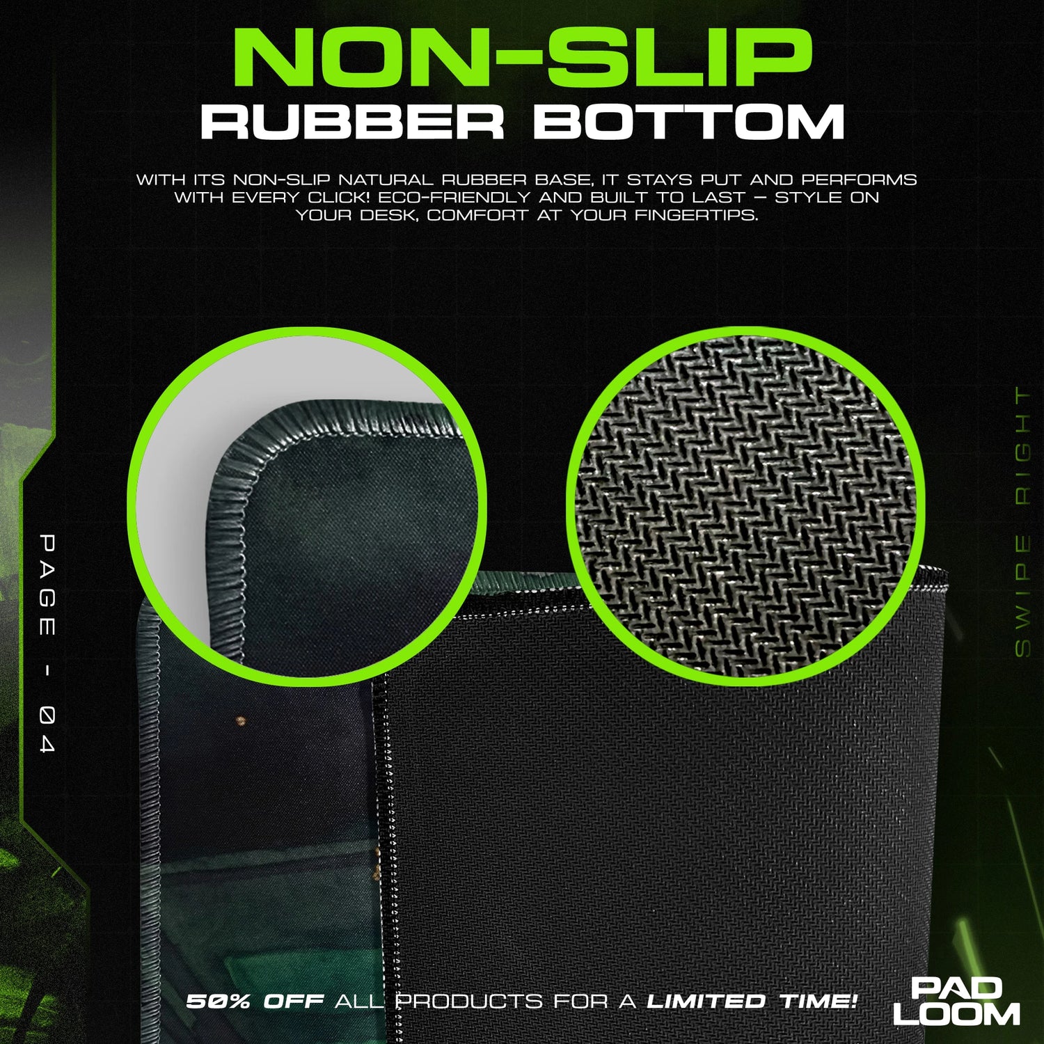 Viper Toxic Screen Mouse Pad - Valorant Desk Mat