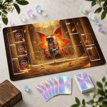 Volcarona Temple Playmat - Pokemon TCG Mat