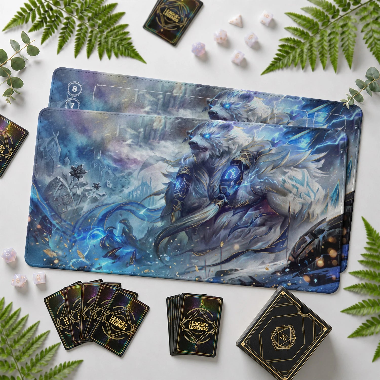 Volibear Storm Playmat - LoL Riftbound TCG Mat