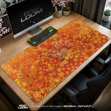 Vulpix Ember Blossom Mouse Pad - Pokémon Desk Mat