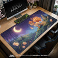Vulpix Moonlit Meadow Mouse Pad – gaming desk mat by Padloom