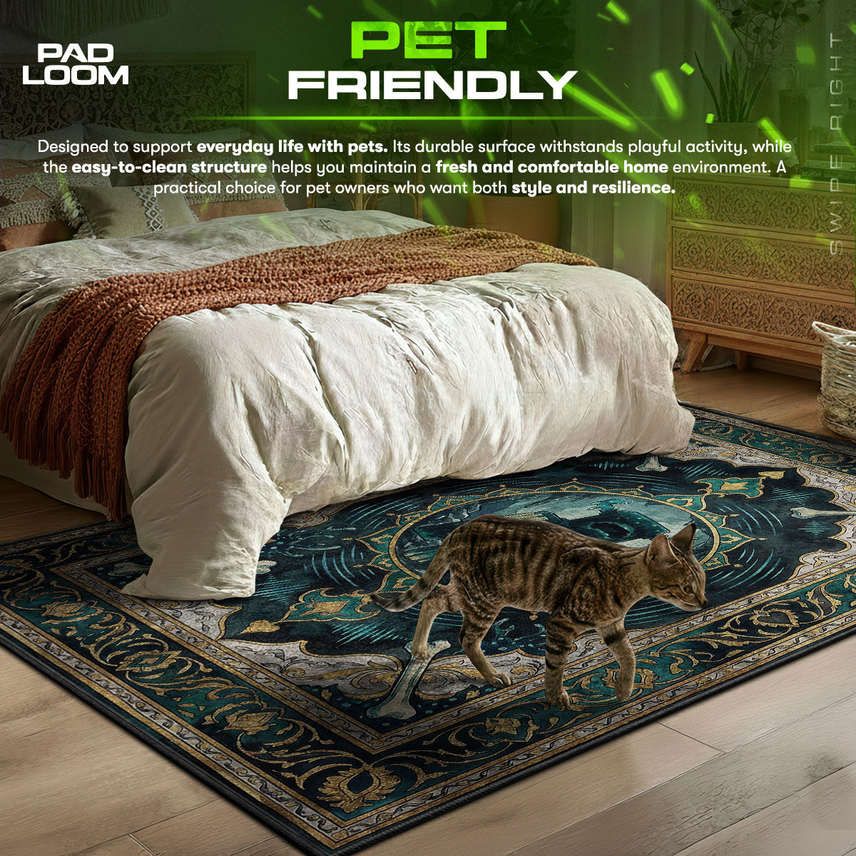 Warden Deep Dark Rug - Minecraft Chair Mat