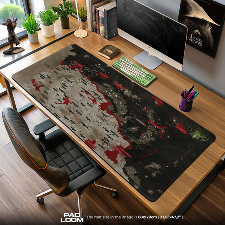 Warhammer 40K Galaxy Map Mouse Pad, Tactical Gaming Desk Mat Padloom