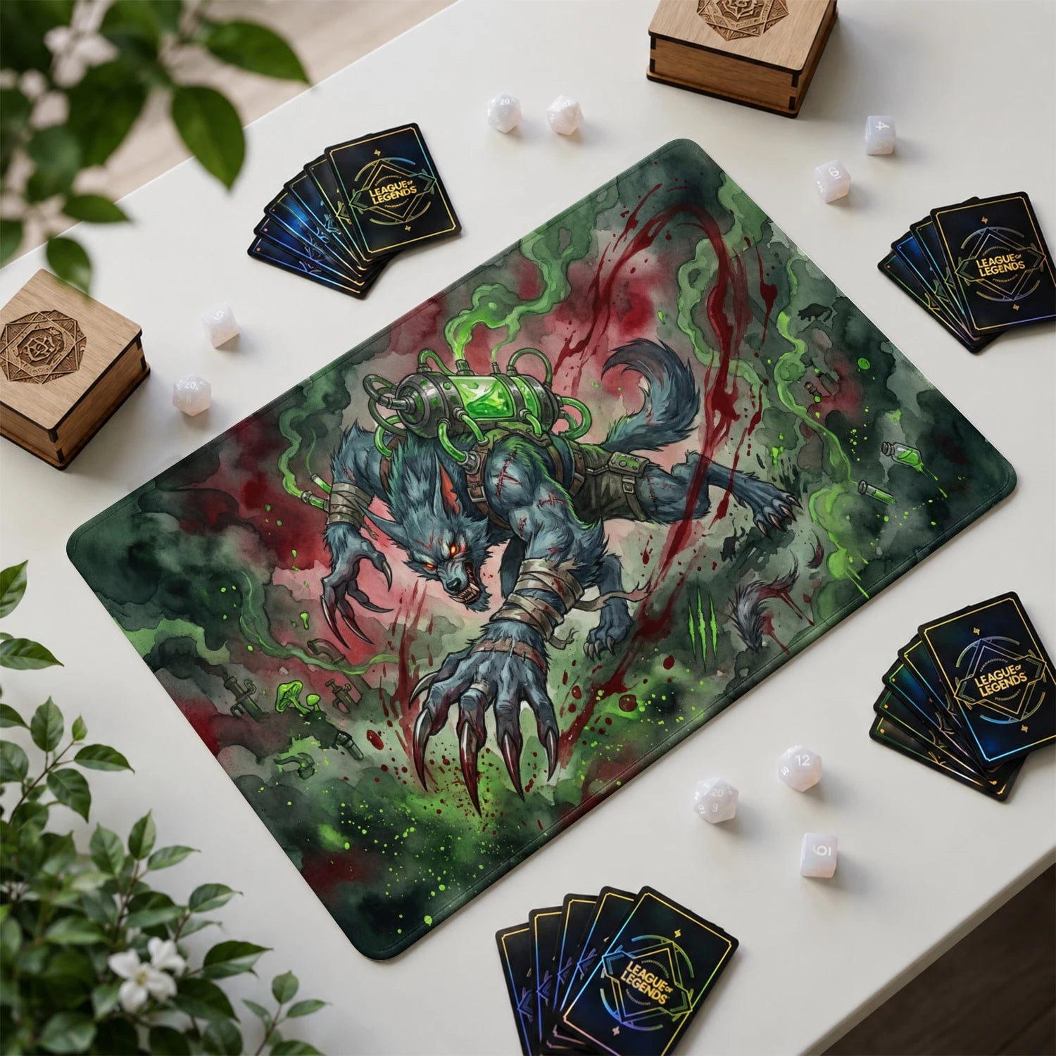 Warwick Chem Playmat - LoL Riftbound TCG Mat