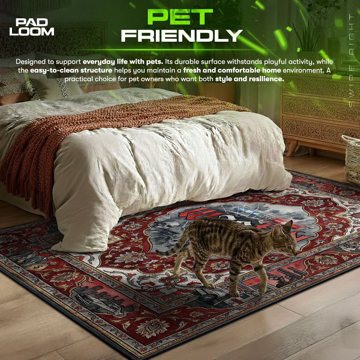 Zerbrochener Glas-Teppich - GTA Stuhlmatte