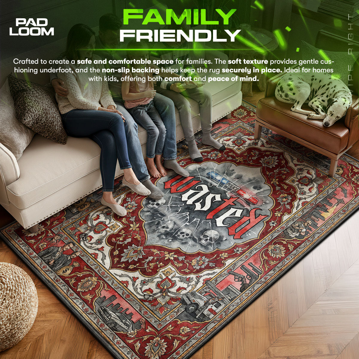 Zerbrochener Glas-Teppich - GTA Stuhlmatte