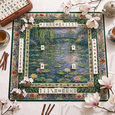 Water Lily Pond Mahjong-Matte - Mah-Jongg Matte