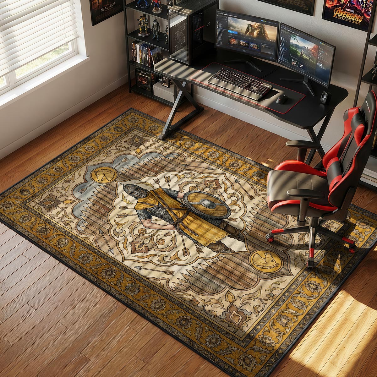 Whiterun Guard Patrol Rug - Skyrim Chair Mat