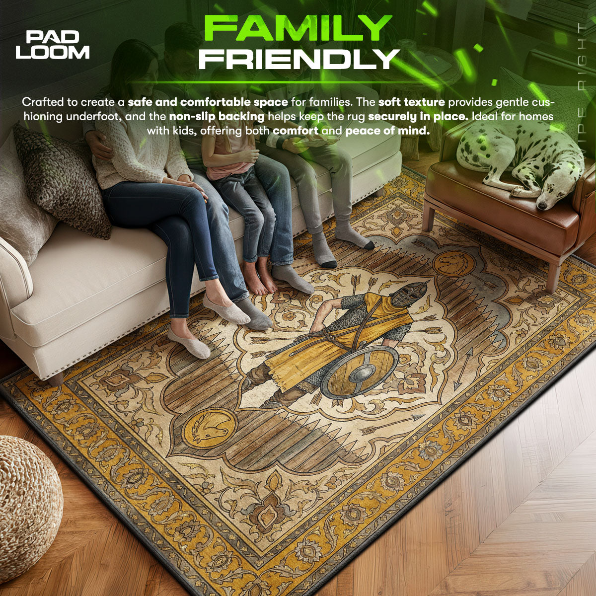 Whiterun Guard Patrol Rug - Skyrim Chair Mat