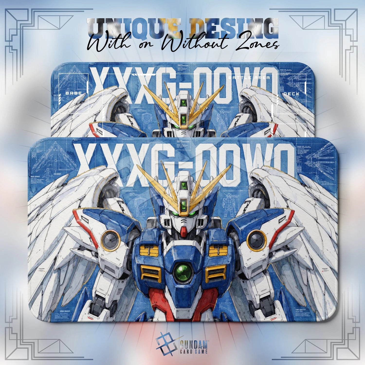 Wing Zero 00W0 Playmat - Gundam TCG Card Game Mat