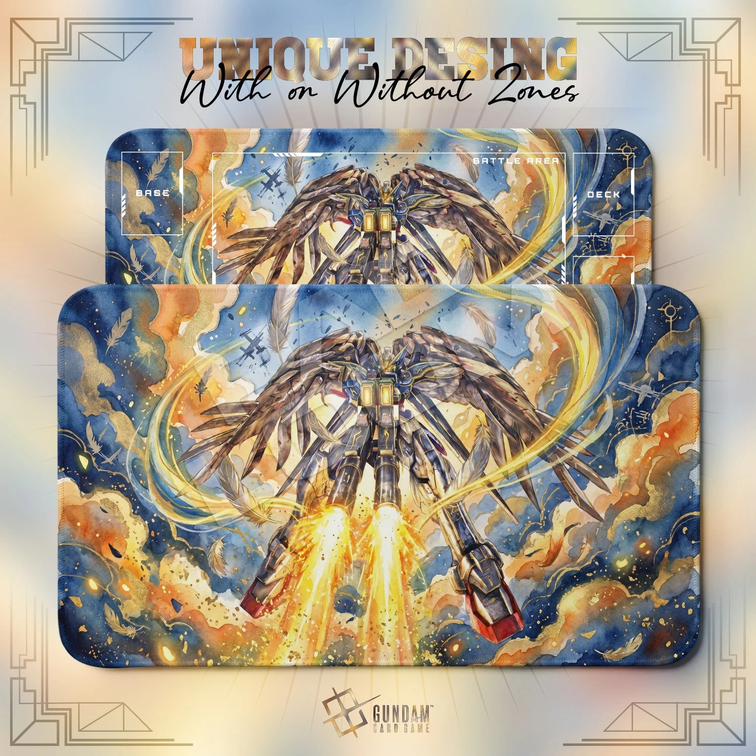 Wing Zero Judgment Playmat - Gundam TCG Card Game Mat