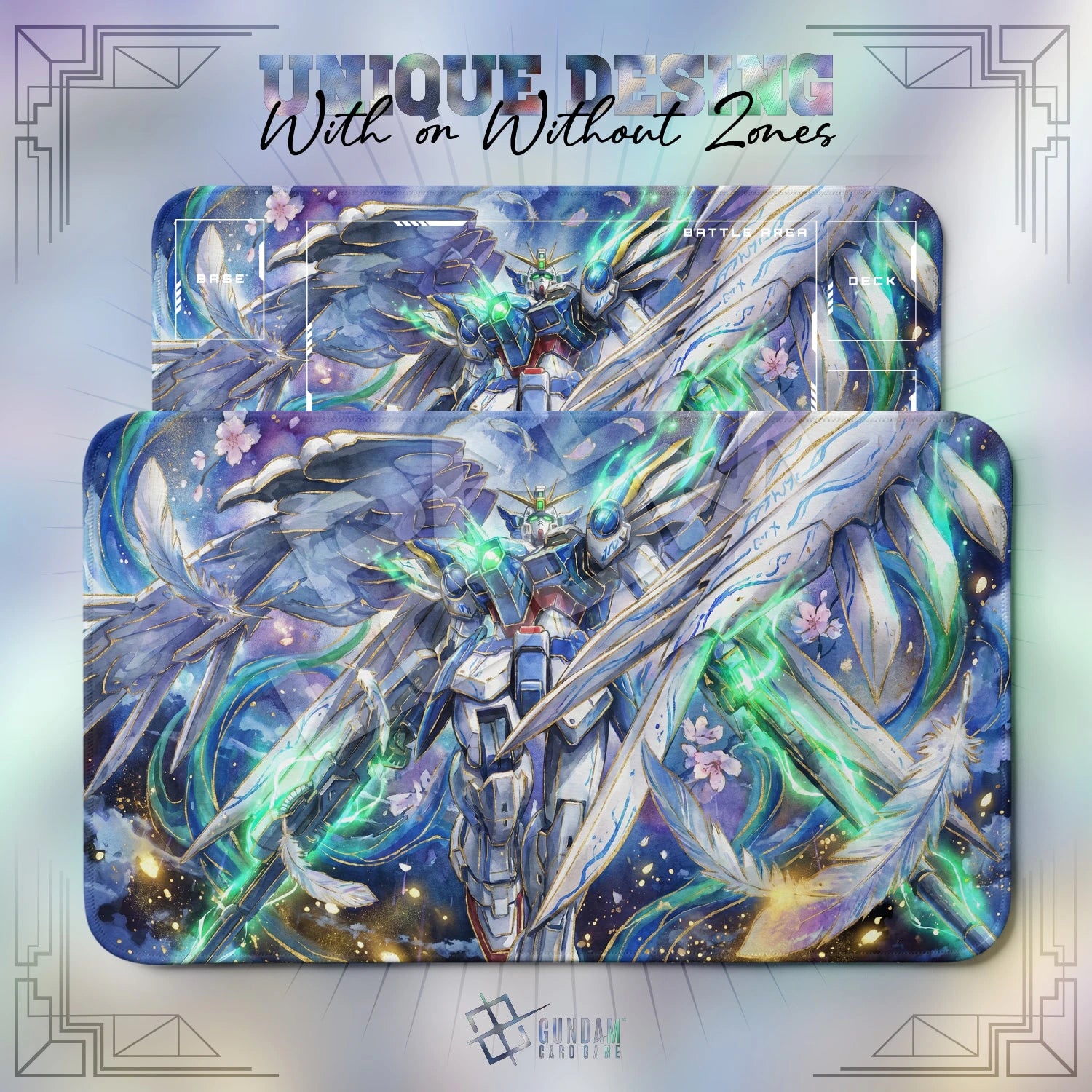 Wing Zero Requiem Playmat - Gundam TCG Card Game Mat