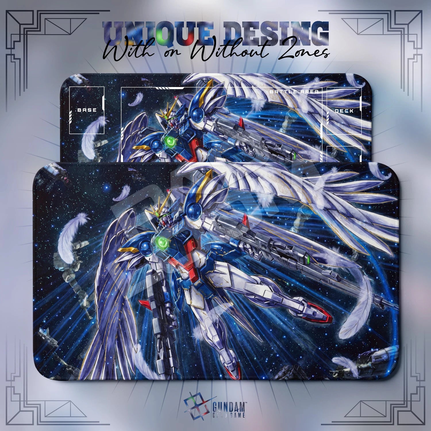 Wing Zero Stardust Playmat - Gundam TCG Card Game Mat