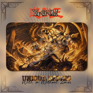 Winged Dragon of Ra Immortal Playmat – Yugioh TCG duel mat, 24 x 14 in