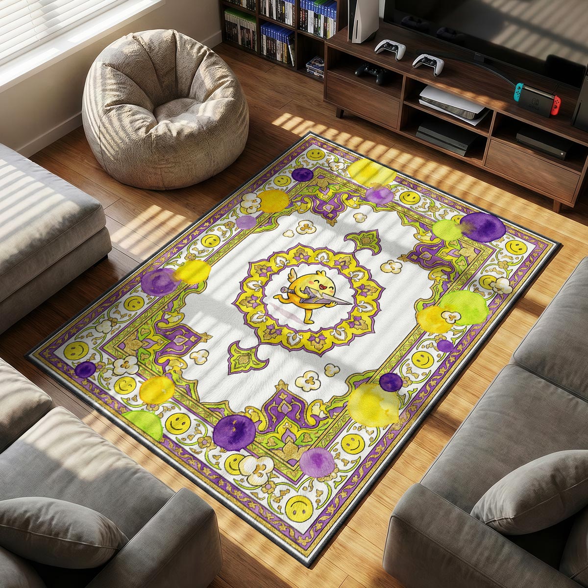 Wingman Spike Plant Rug - Valorant Chair Mat