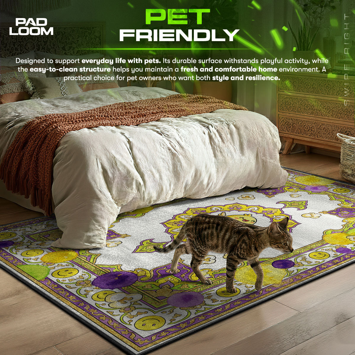 Wingman Spike Plant Rug - Valorant Chair Mat