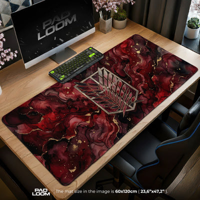 Wings of Freedom Crest Mouse Pad - Attack on Titan Mat