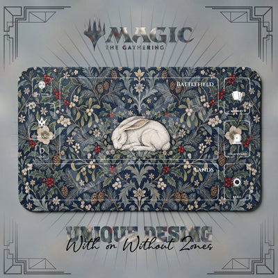 Winter Hare Tapestry Playmat - MTG Magic Mat