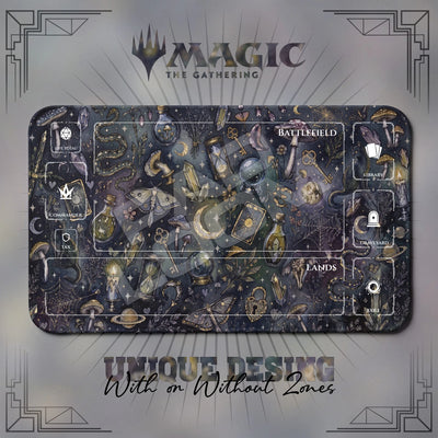 Witchy Celestial Playmat - MTG Magic Mat