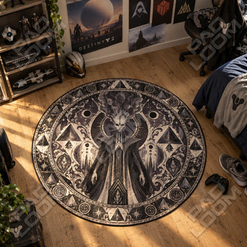 Witness Pyramid Round Rug - Destiny 2 Chair Mat