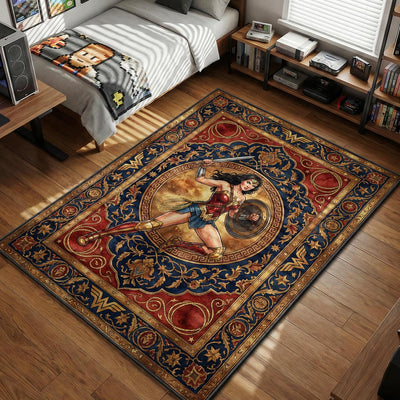 Wonder Woman Amazon Tapestry Rug - DC Comics Room Mat