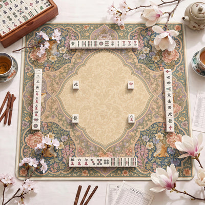 Woodland Fox Mahjong Mat - Mah Jongg Table Mat