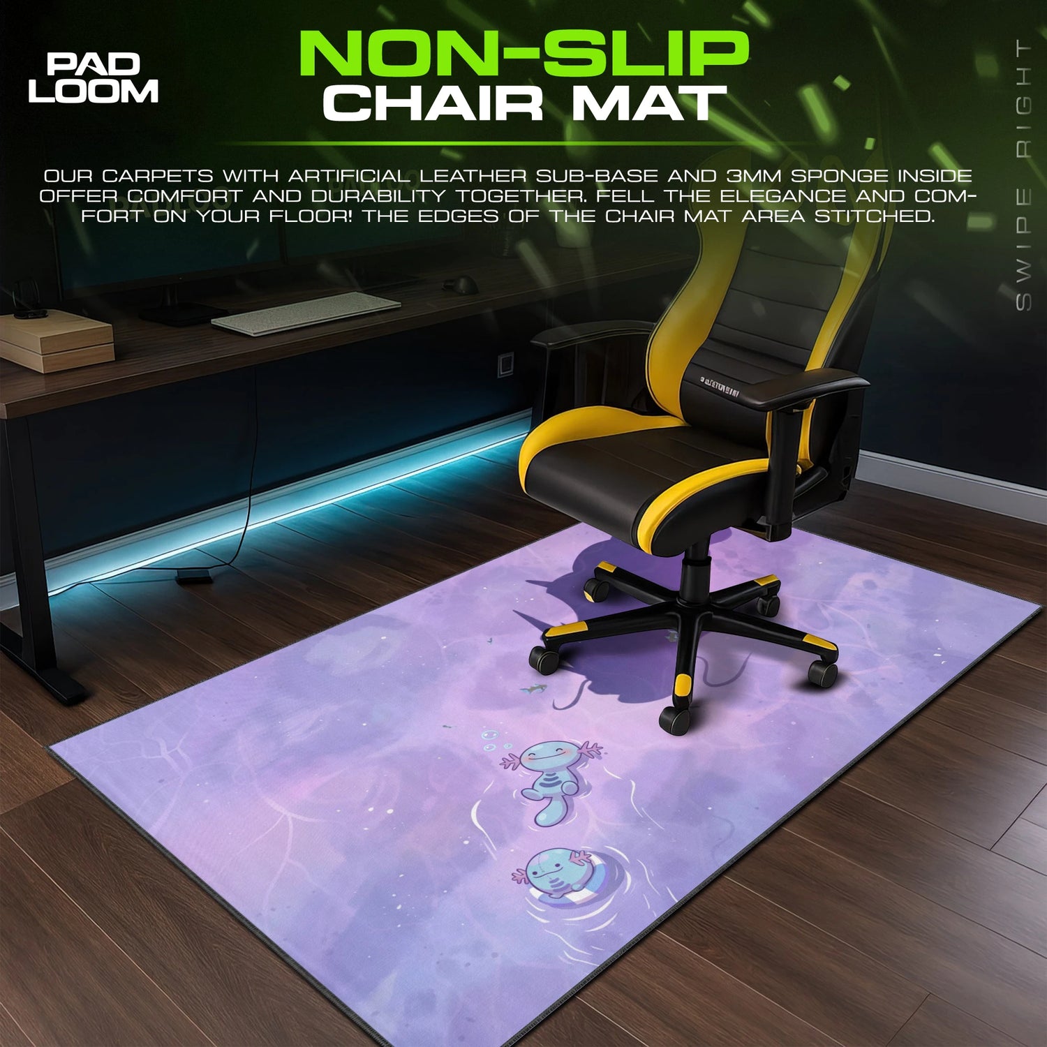 Wooper Deep Shadow Mouse Pad - Pokémon Desk Mat