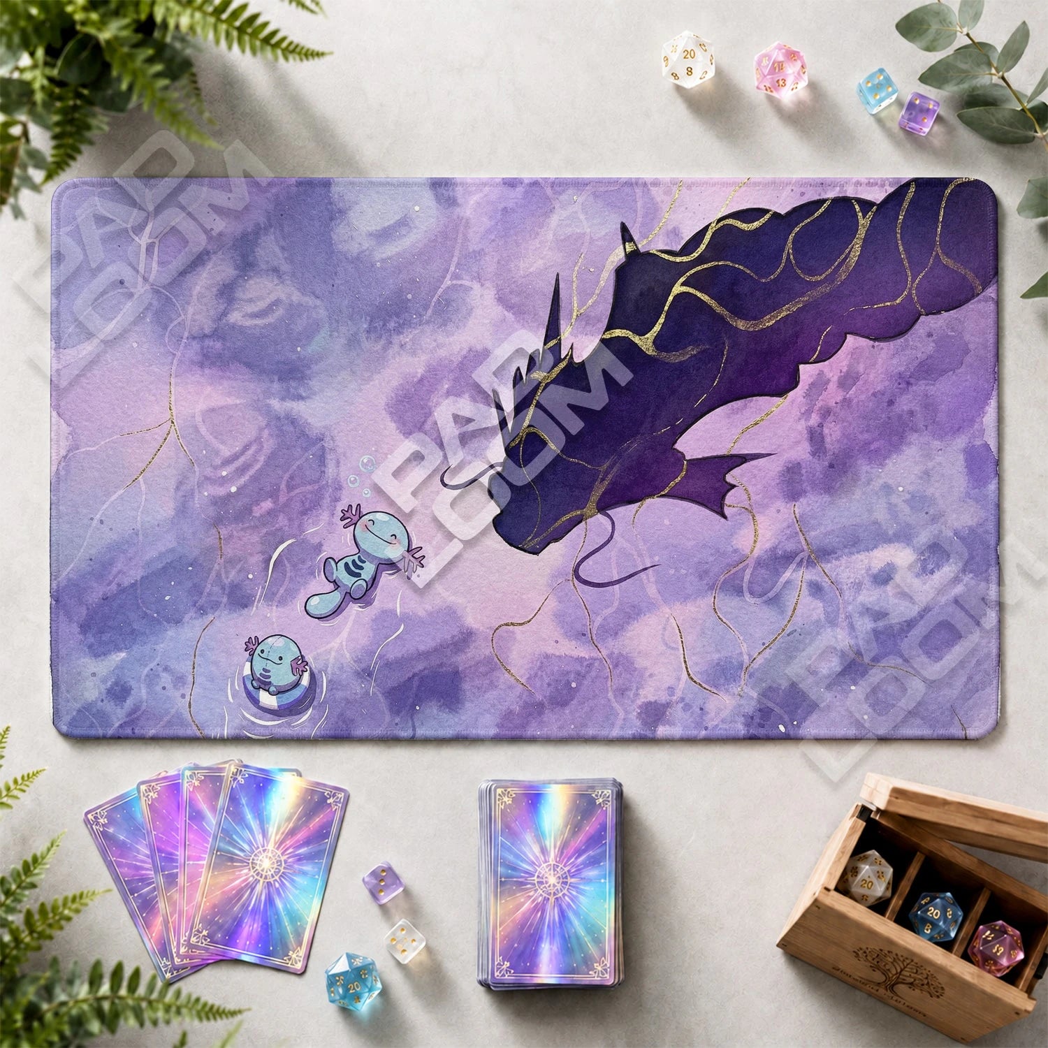 Wooper Pond Playmat - Pokemon TCG Mat - view 2
