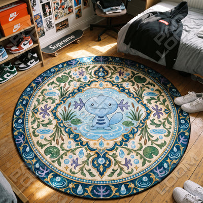 Wooper Pond Round Rug - Pokemon Chair Mat