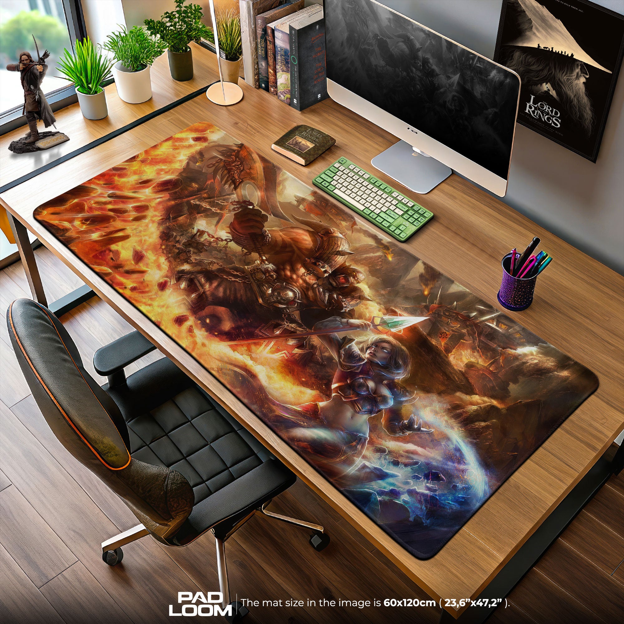 World of Warcraft Alliance vs Horde Mouse Pad – Eternal Battle Game Desk Mat