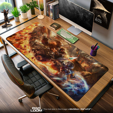 World of Warcraft Alliance vs Horde Mouse Pad – Eternal Battle Game Desk Mat