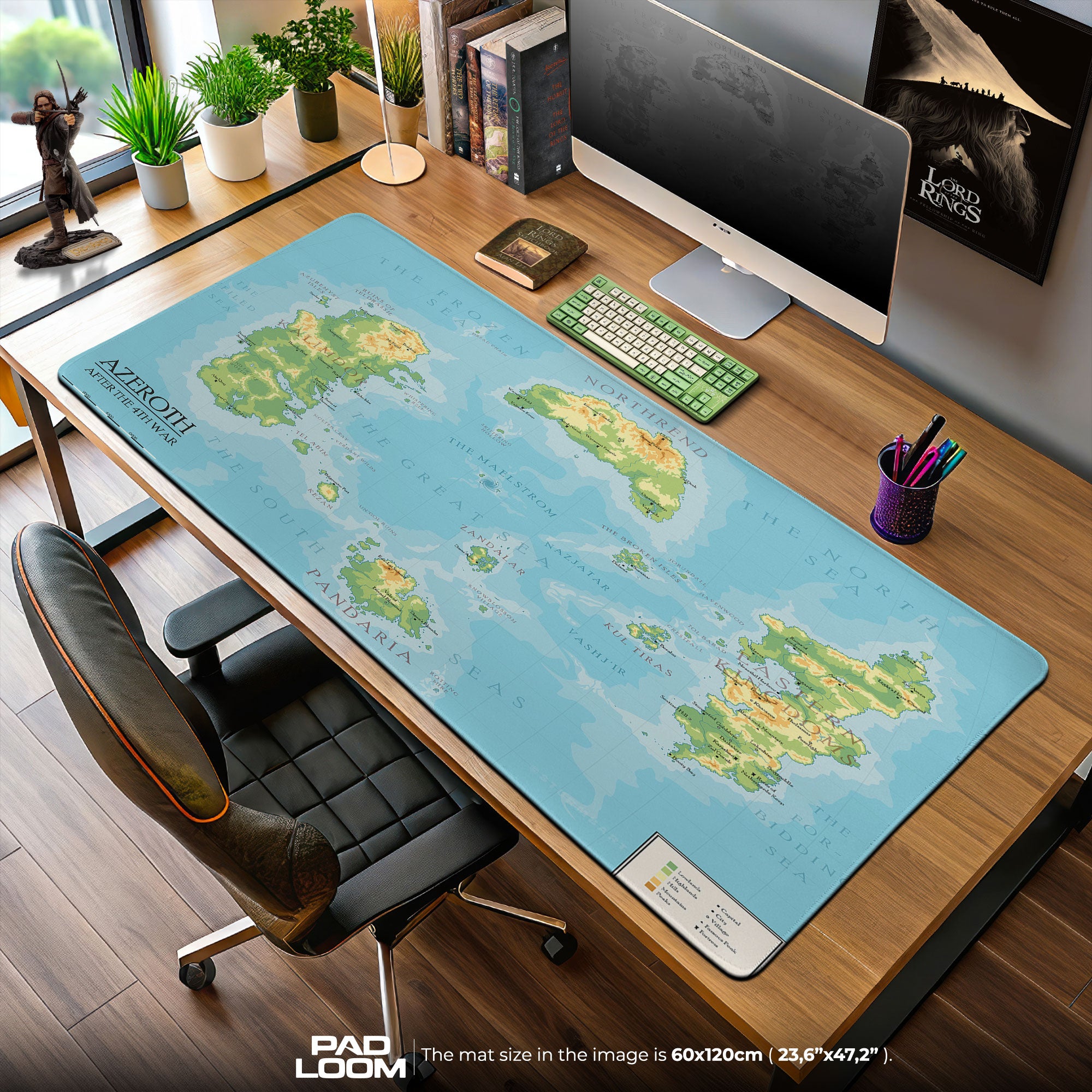 World of Warcraft Azeroth After the 4th War Mouse Pad