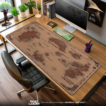World of Warcraft Azeroth Map Mouse Pad – Explorer Game Desk Mat